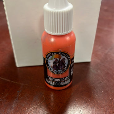 Two thin coats Fanatic Orange