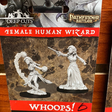 Pathfinder Miniature Female Human Wizard Wave 6