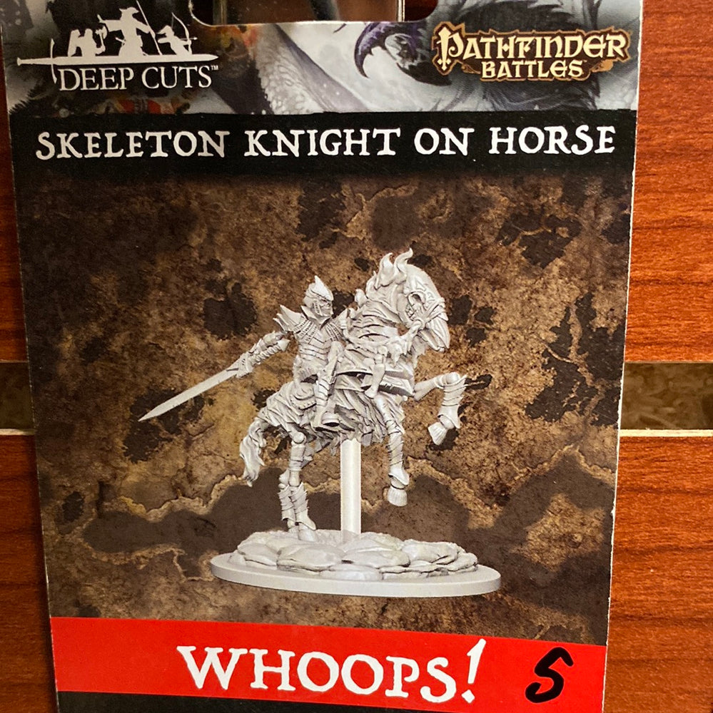 Pathfinder Miniatures Skeleton Knight on horse Wave 5