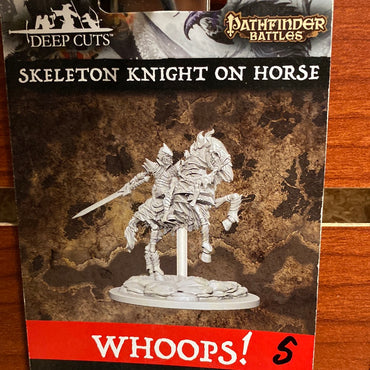 Pathfinder Miniatures Skeleton Knight on horse Wave 5