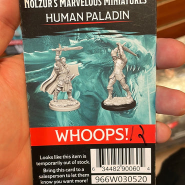 Human Paladin Wave 12