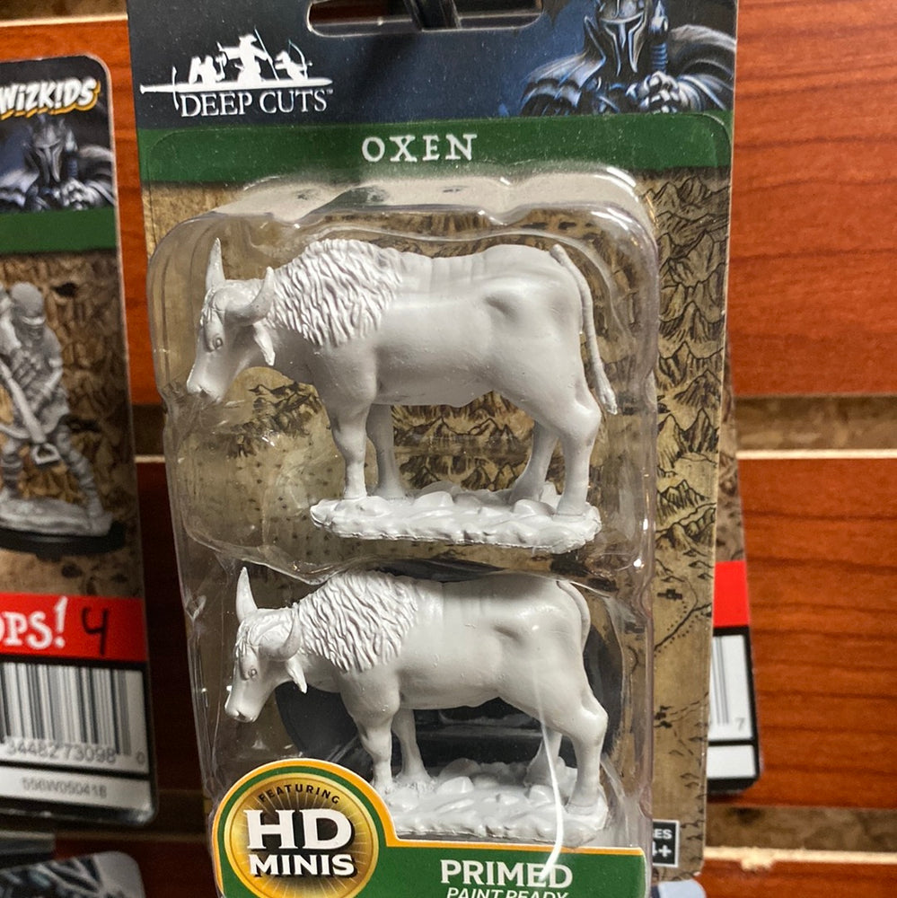 Pathfinder Miniatures Oxen Wave 4