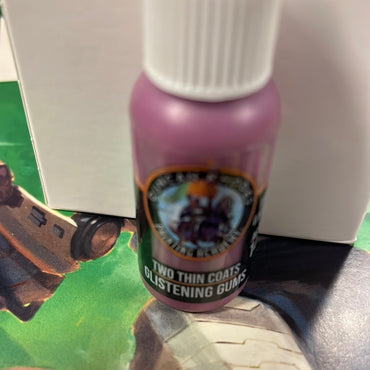 Two thin coats Glistening Gums