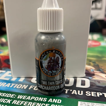 Two thin coats Carcharodon Grey