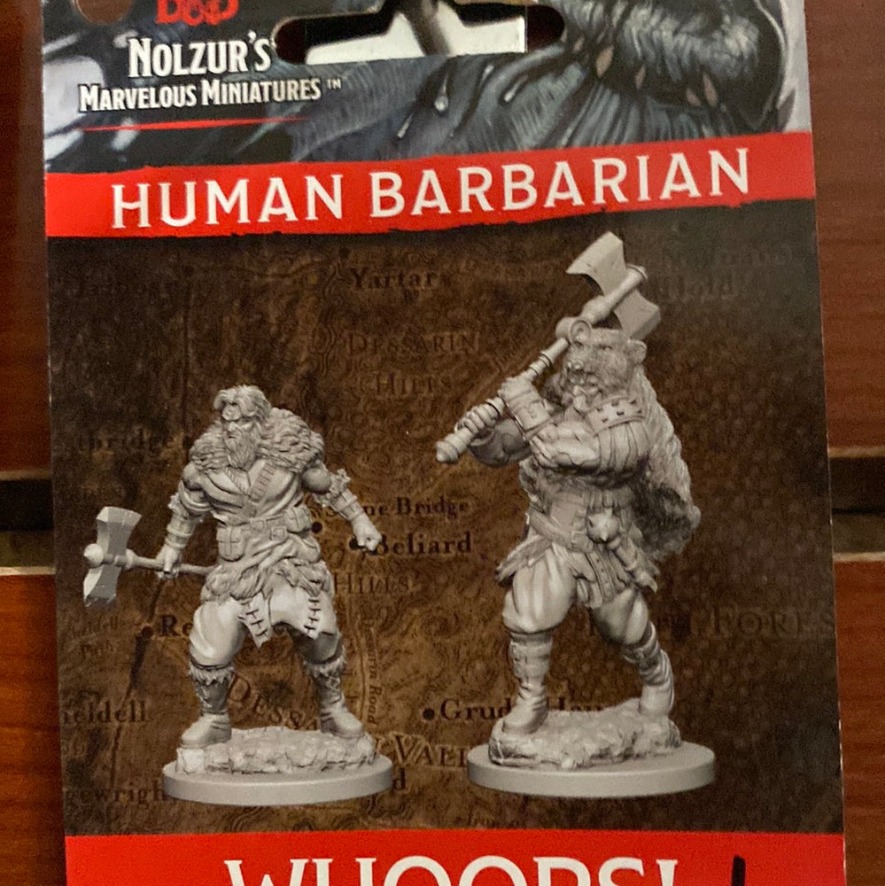 Dungeons and Dragons Miniatures Human Barbarian wave 1