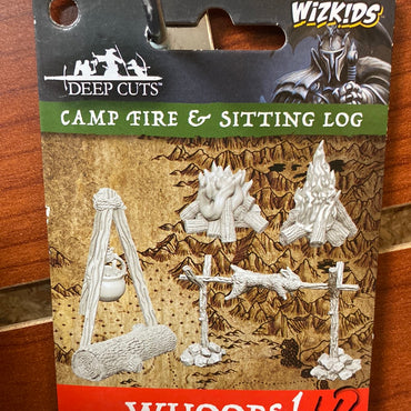 Pathfinder Miniatures Camp Fire & Sitting Log Wave 10