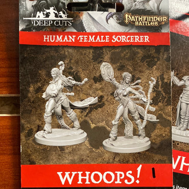 Pathfinder Miniatures Human Female Sorcerer Wave 1