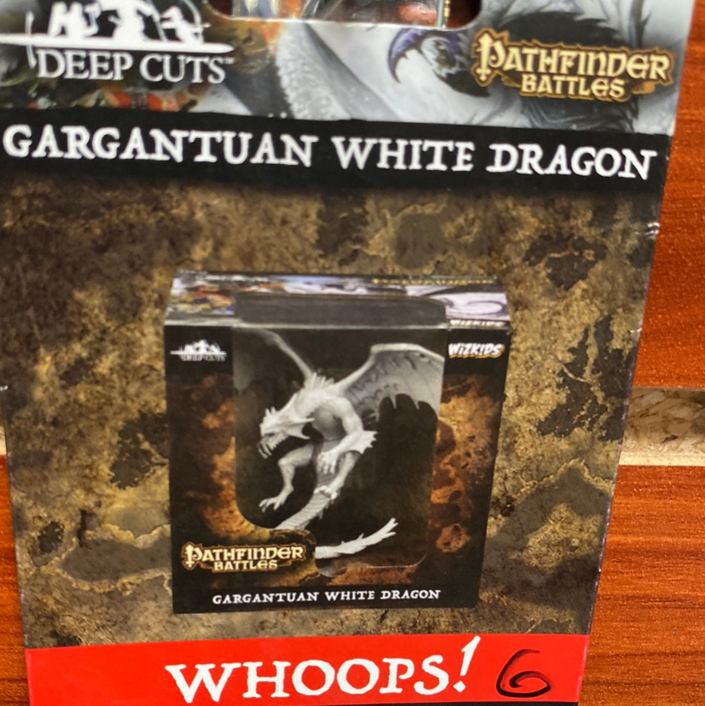 Pathfinder Miniature Gargantuan White Dragon Wave 6