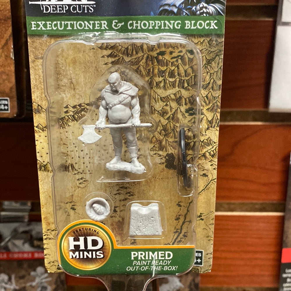 Pathfinder Miniatures Executioner and chopping block