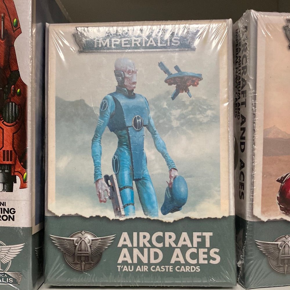 Aeronautical Imperialis Aircraft and Aces T’au air caste cards