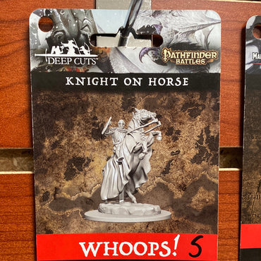 Pathfinder Miniatures Knight on a horse Wave 5