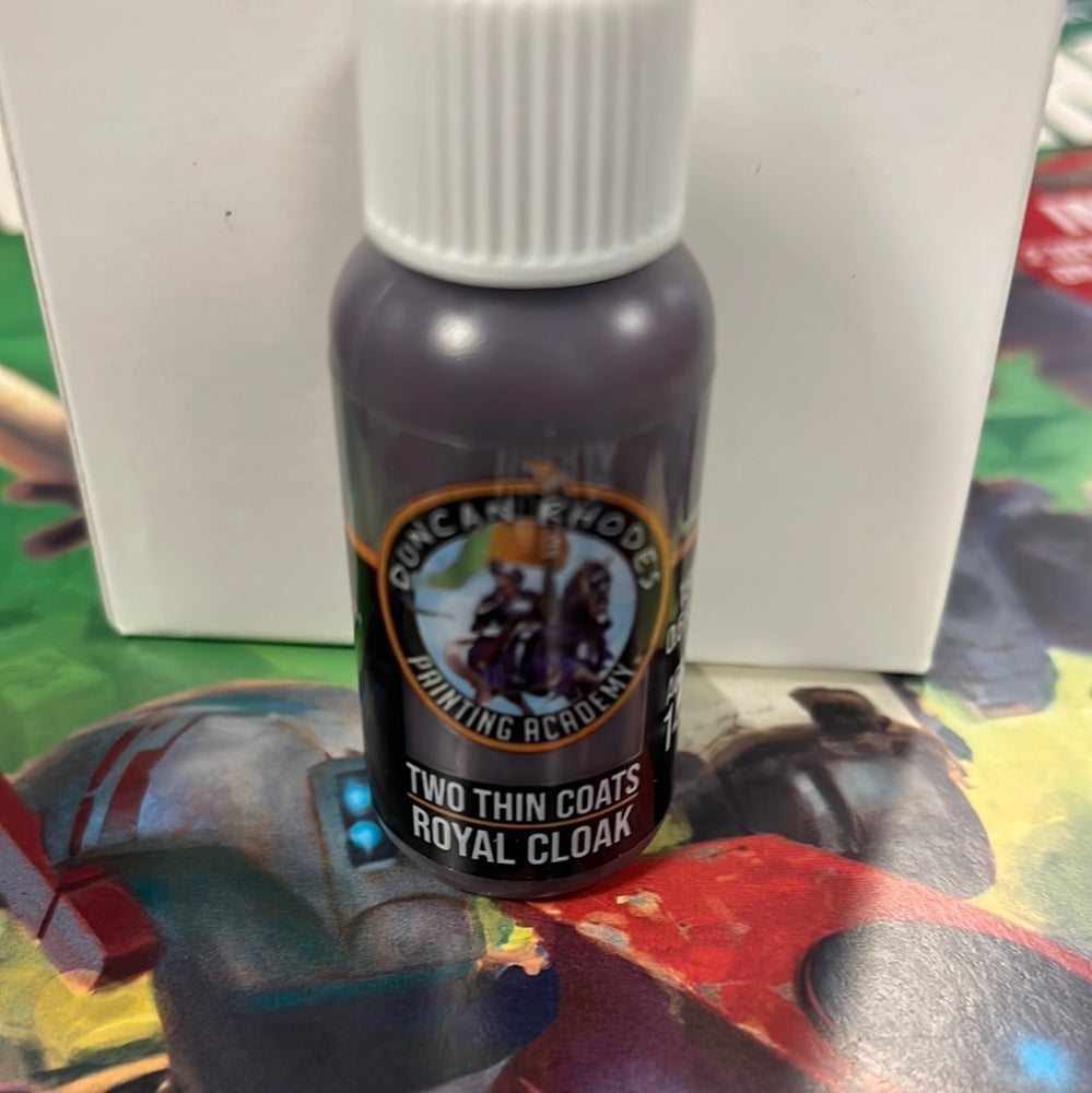 Two thin coats Royal Cloak