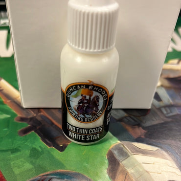 Two thin coats White Star