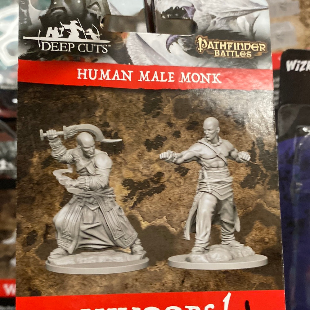 Pathfinder Miniatures Human Male Monk wave 1