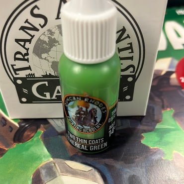 Two thin coats Ethereal Green