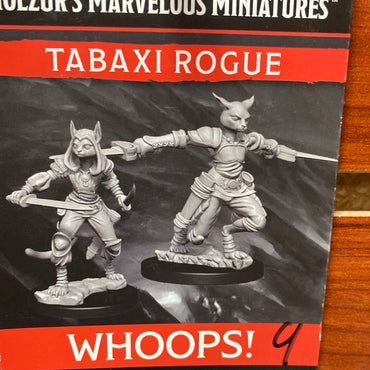 D&D Miniatures Tabaxi Rogue Wave 9