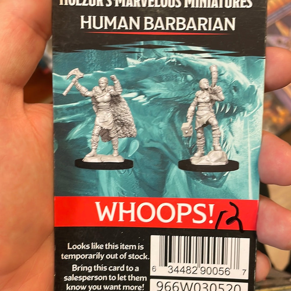 Human barbarian