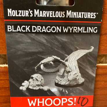 D&D Miniatures Black Dragon Wyrmling Wave 10