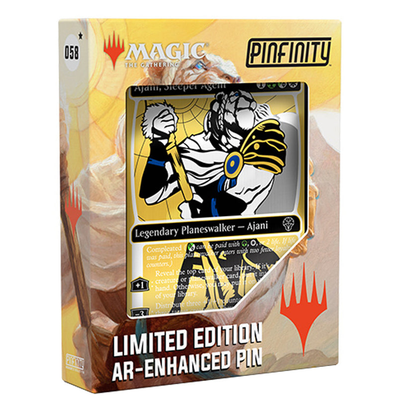 pinfinity mtg card back Ajani, Limited Edition AR Pin
