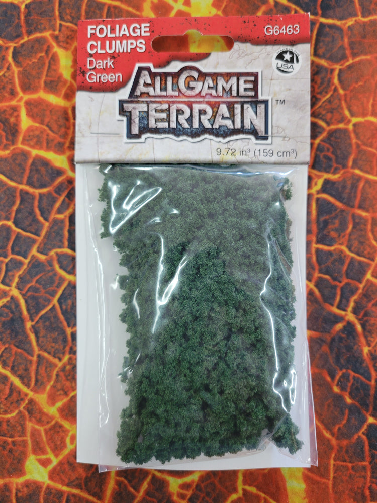 All Game Terrain - Foliage Clumps Dark Green