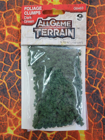 All Game Terrain - Foliage Clumps Dark Green