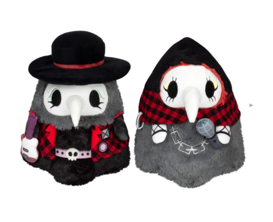 Mini Squishable Punk Rock Plague Doctor & Nurse Set