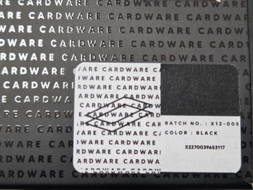 Cardware - Black Sleeves