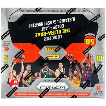 2024-25 Panini Turkish Airlines Euroleague Prizm Basketball Hobby Box