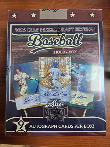 2026 Leaf Metal Draft Baseball Hobby Box