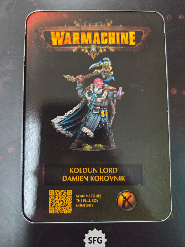 Warmachine - Koldun Lord Damien Korovnik