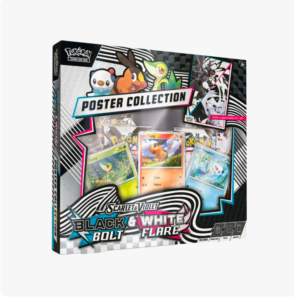 Pokemon Black Bolt & White Flare Poster Collection