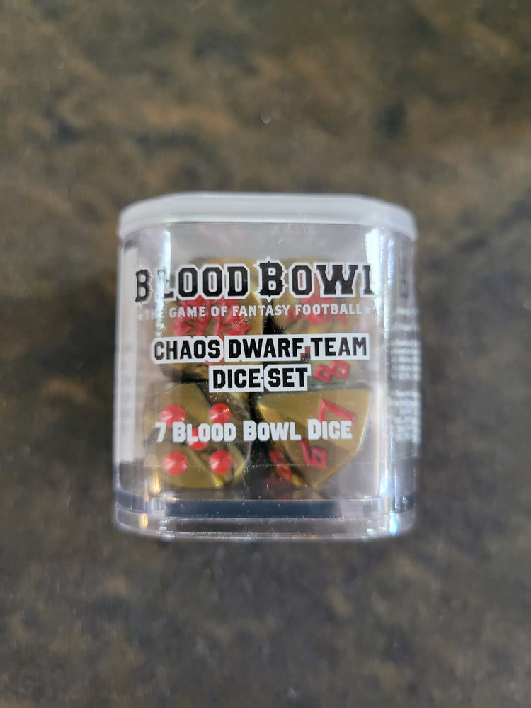 Blood Bowl - Chaos Dwarf Team Dice