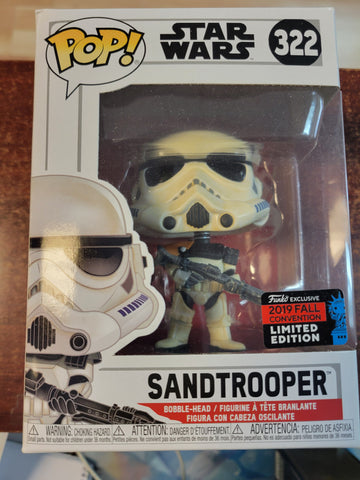Star wars Funko Pop 322 - Sandtrooper - 2019 Fall Convention Limited Edition