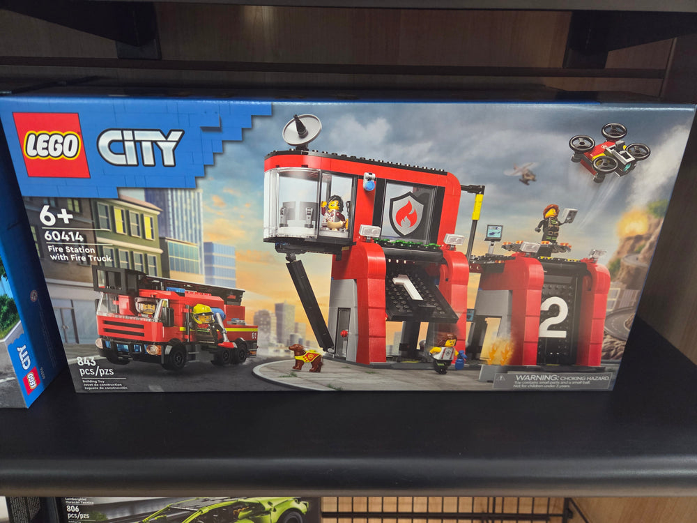 Lego - Fire Station with Fire Truck 60414