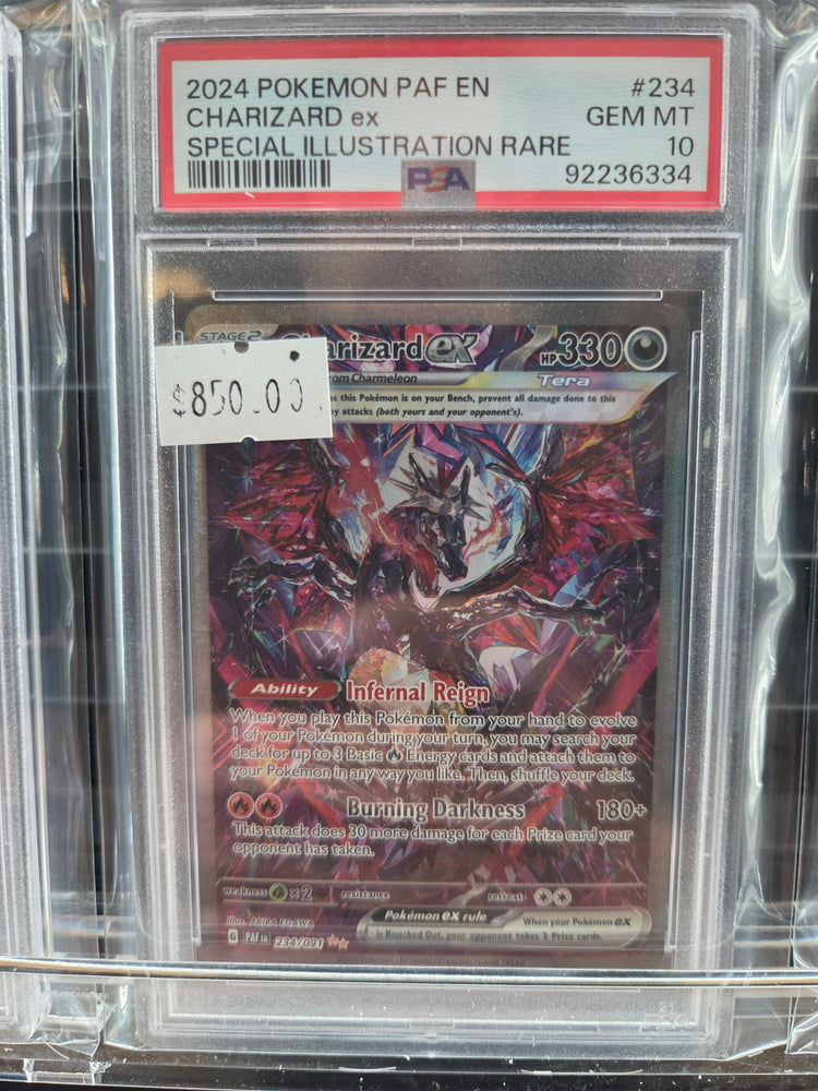 2024 POKEMON PAF EN-PALDEAN FATES #234 CHARIZARD ex SPECIAL ILLUSTRATION RARE psa 10