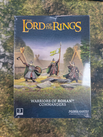 Middle Earth Strategy Battle Game - Warriors of Rohan Commanders