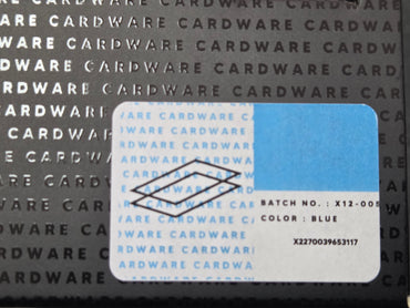 Cardware - Blue Sleeves