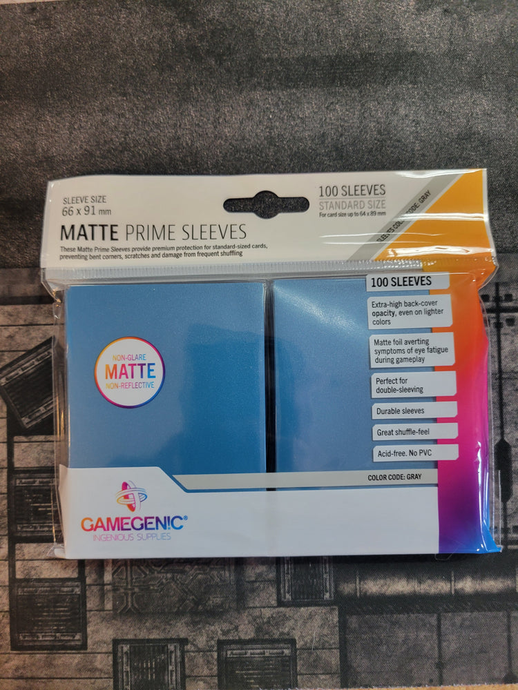 Gamegenic - 100 Matte Prime Sleeves Blue