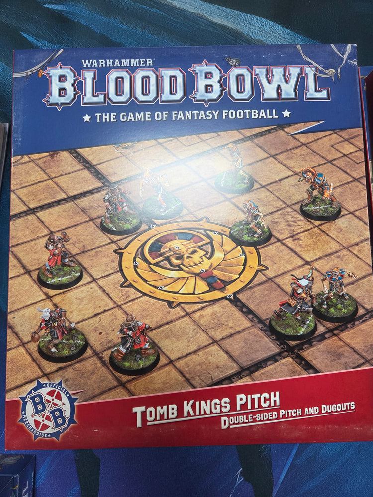 Blood Bowl - Tomb Kings Team Pitch and Dugouts