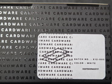 Cardware - White Sleeves