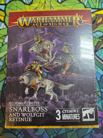 Gloomspite Gitz - Snarlboss and Wolfgit Retinue