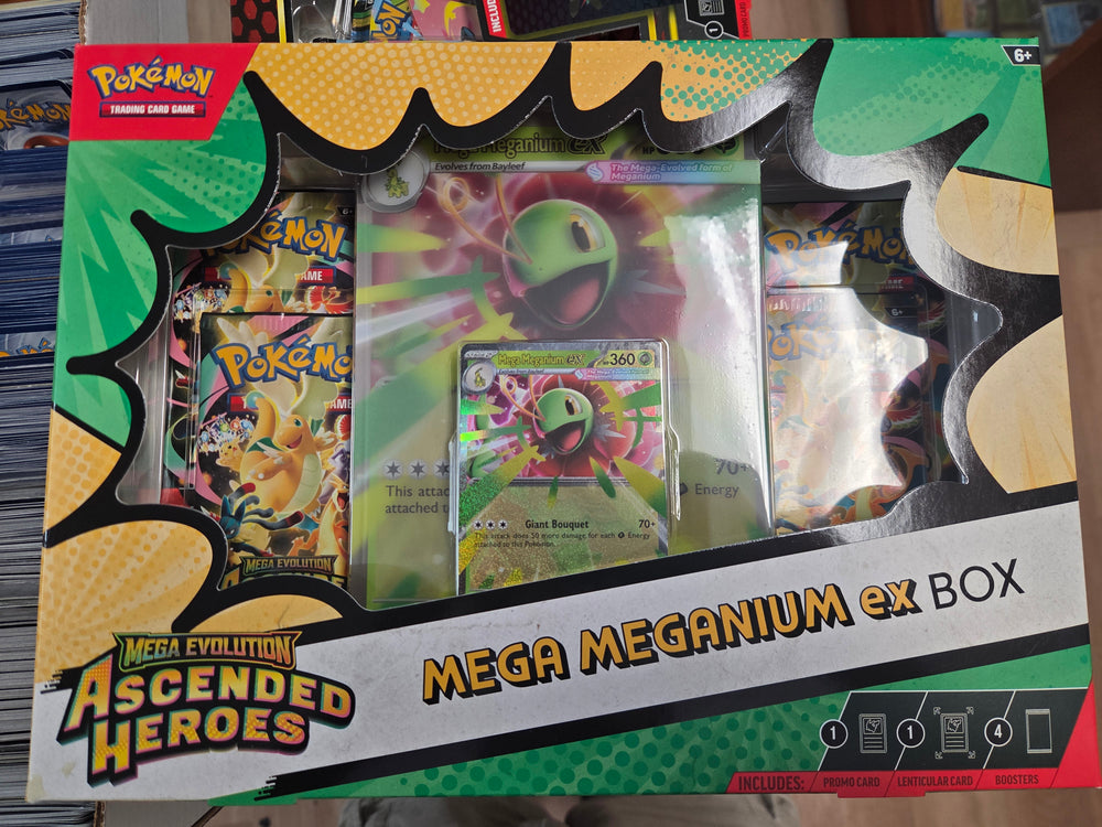 Ascended Heroes Mega Meganium EX box