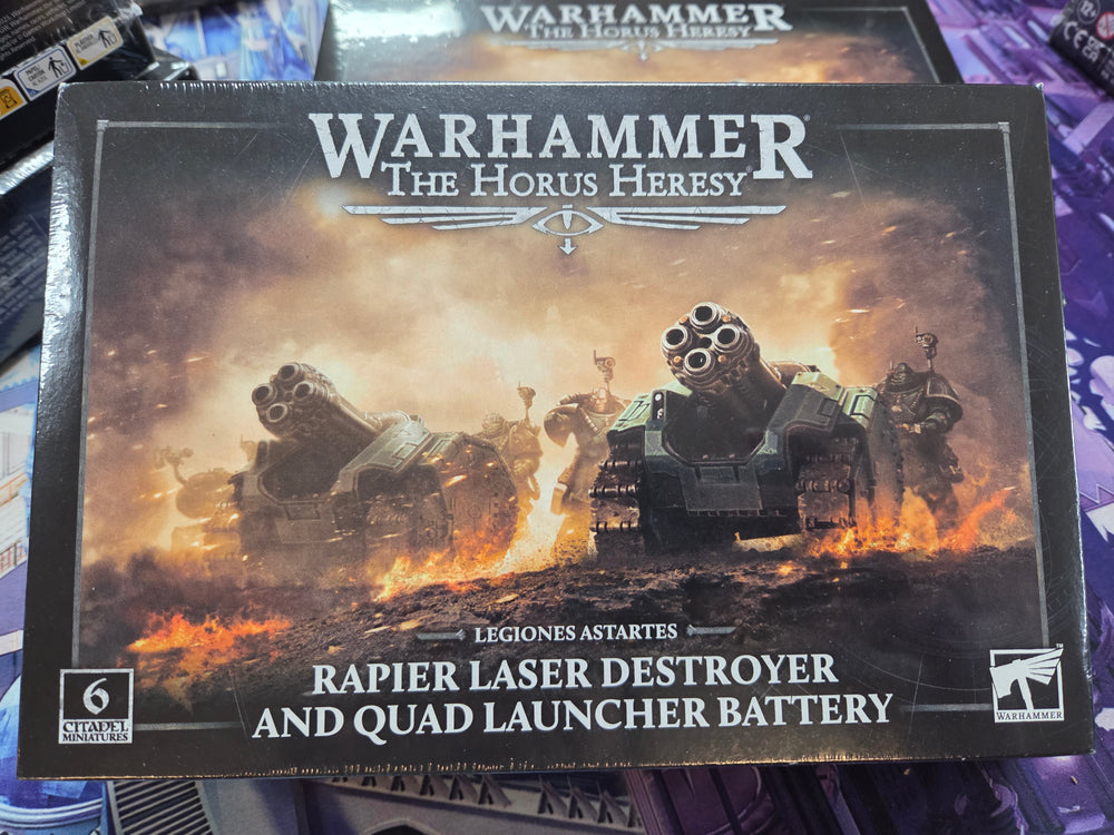 The Horus Heresy - Rapier Laser Destroyer and Quad Launcher Battery