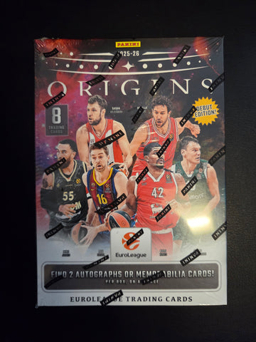 2025-26 Panini Origins EuroLeague Basketball Hobby Box