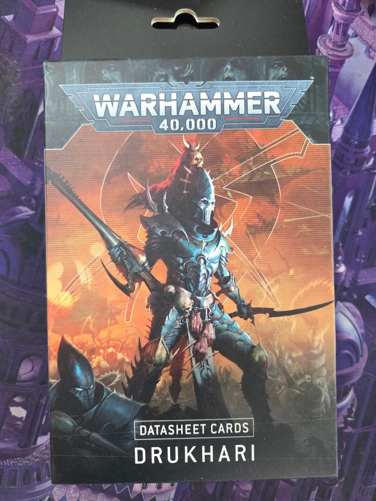 Drukhari - Datasheet Cards