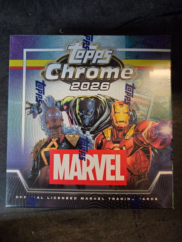 2026 Topps Chrome Marvel Comics Mega Box