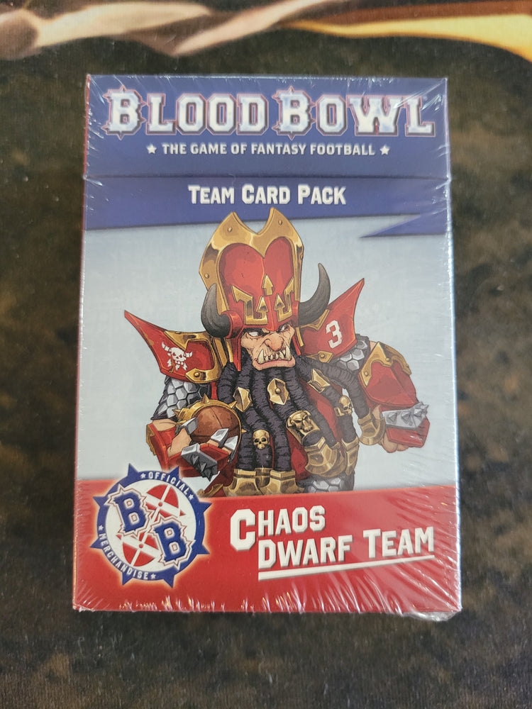 Blood Bowl - Chaos Dwarf Team Card