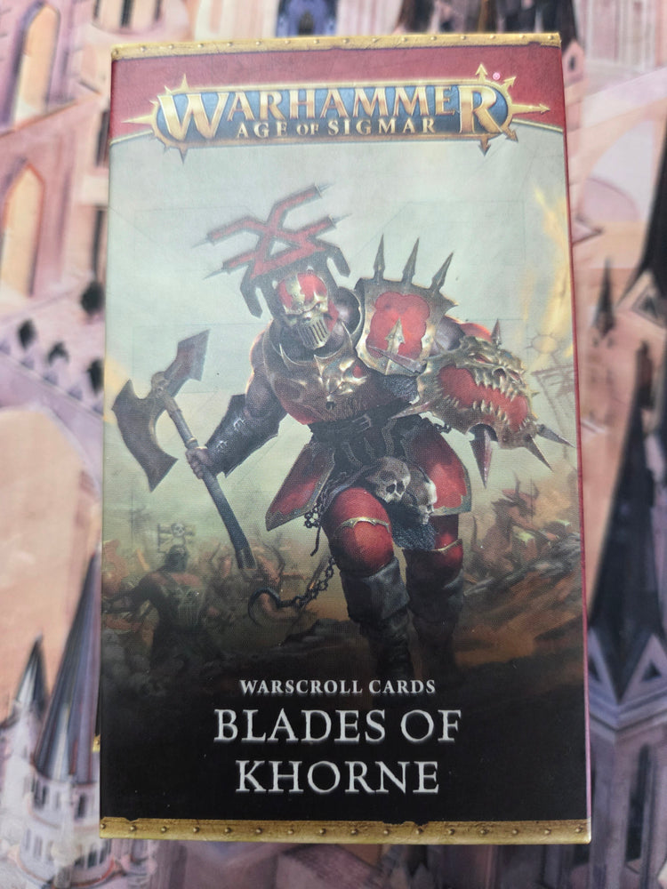 Blades of Khorne - Warscroll Cards