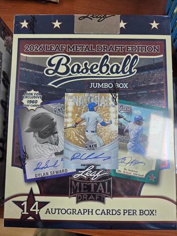 2026 Leaf Metal Draft Baseball Jumbi Box