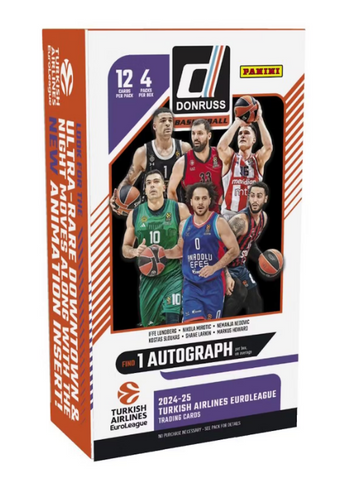 2024/25 Panini Donruss Turkish Airlines EuroLeague Basketball Hobby Box